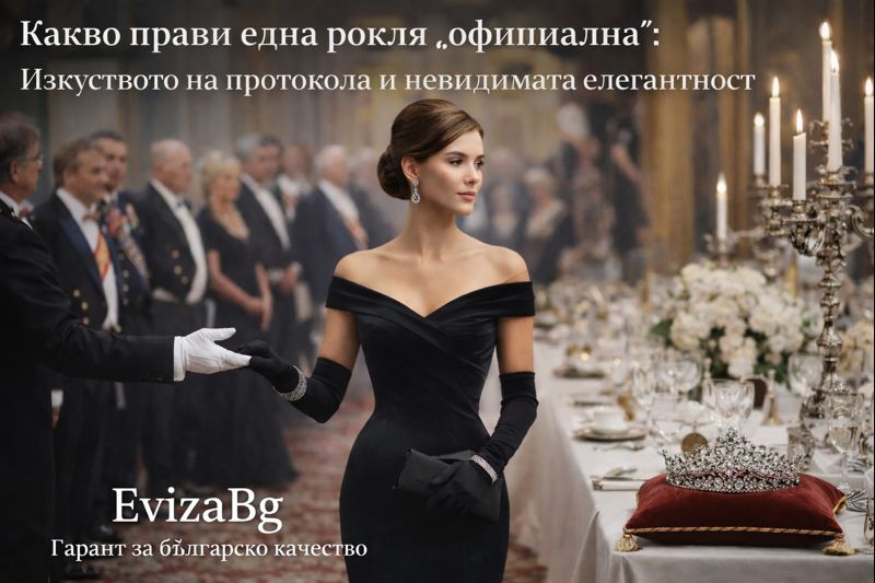 Официална рокля Изкуството на протокола и невидимата елегантност | evizabg.com